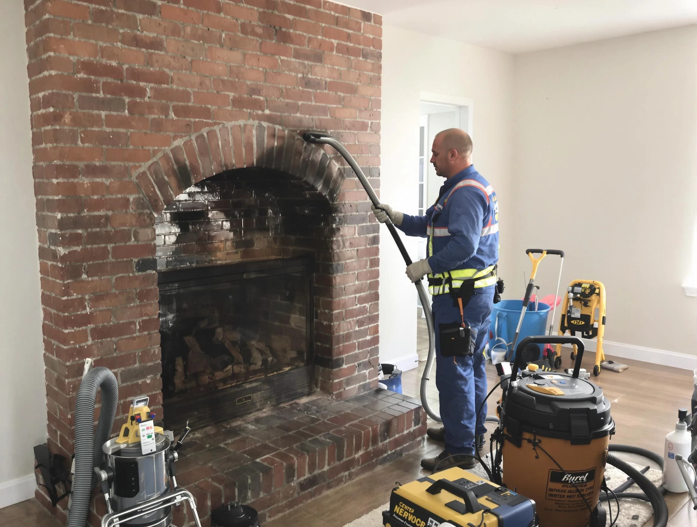 Peters Chimney Sweep expert performing detailed chimney sweep in Peters, PA